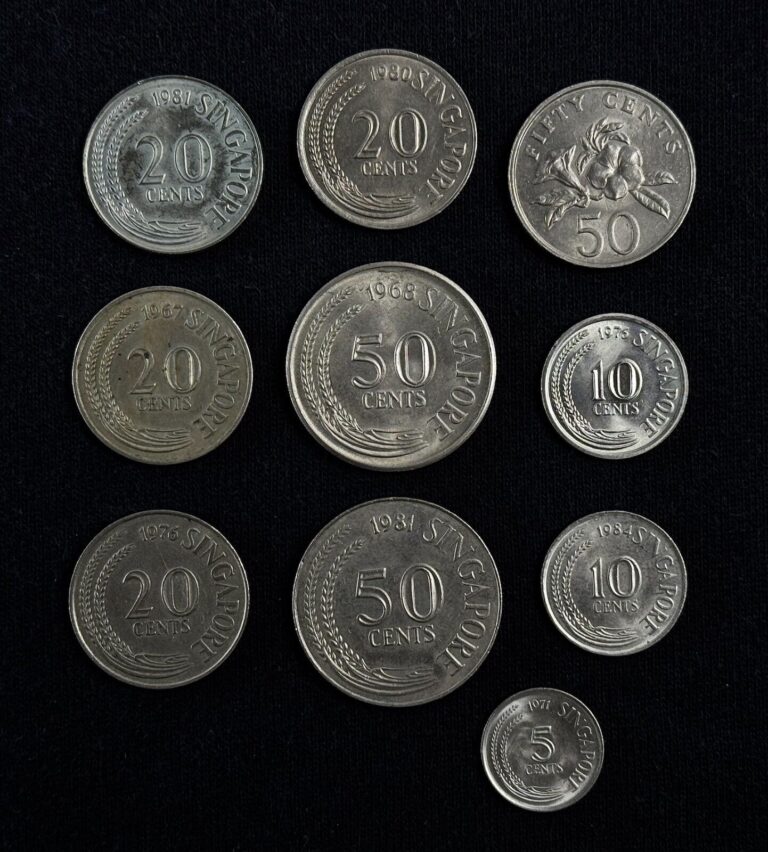 Read more about the article OLD Singapore Coin LOT * 1967-1987 Singapore 50¢ 20¢ 10¢ 5¢ CENT Coins BULK LOT