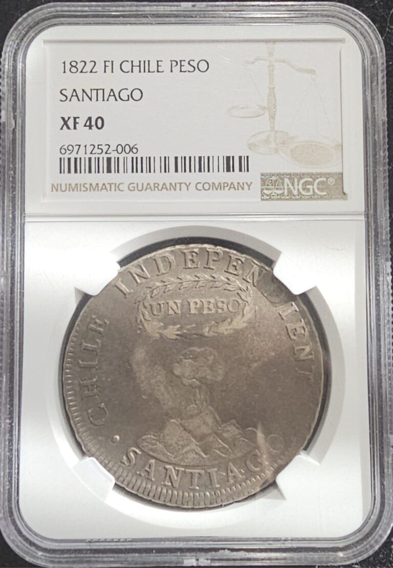 Read more about the article 1822 So FI Chile Volcano Peso NGC XF 40