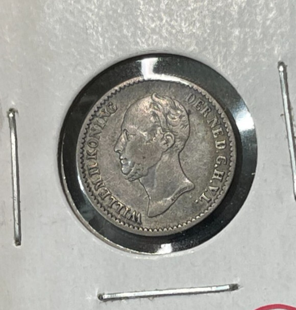 Read more about the article 1849 Netherlands 10 Cents Silver Coin Great Condition