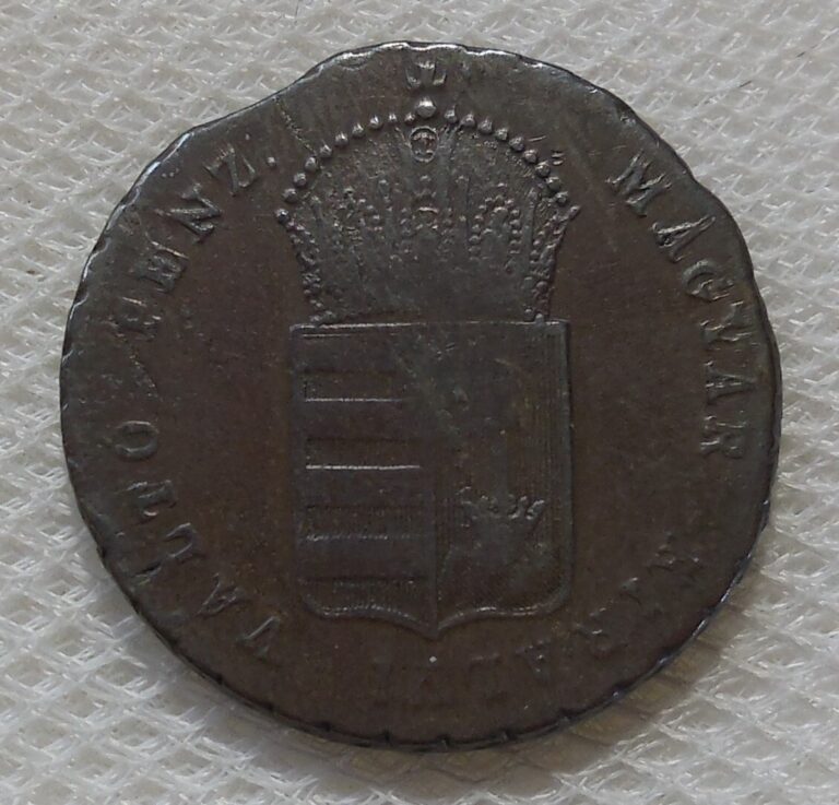 Read more about the article 1849 NB HUNGARY 1 KRAJCZAR COPPER COIN WAR OF INDEPENDENCE ISSUE