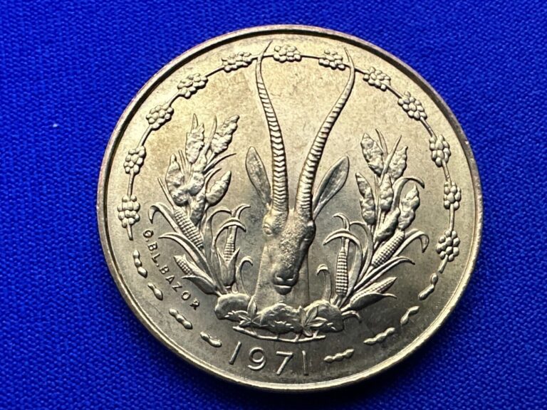 Read more about the article 1986 Madagascar 5 Francs / 1 Ariary Coin GEM UNC – Pulled from Set #XX69