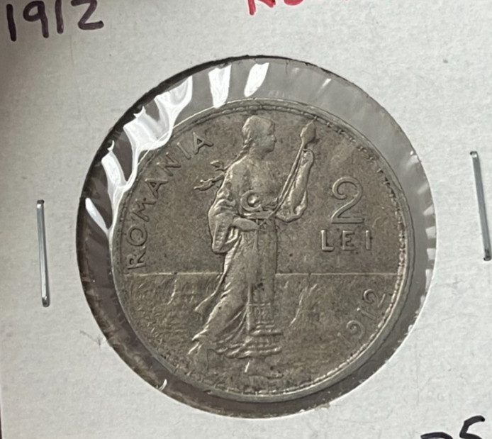 Read more about the article 1912 Romania 2 Lei – Silver L2
