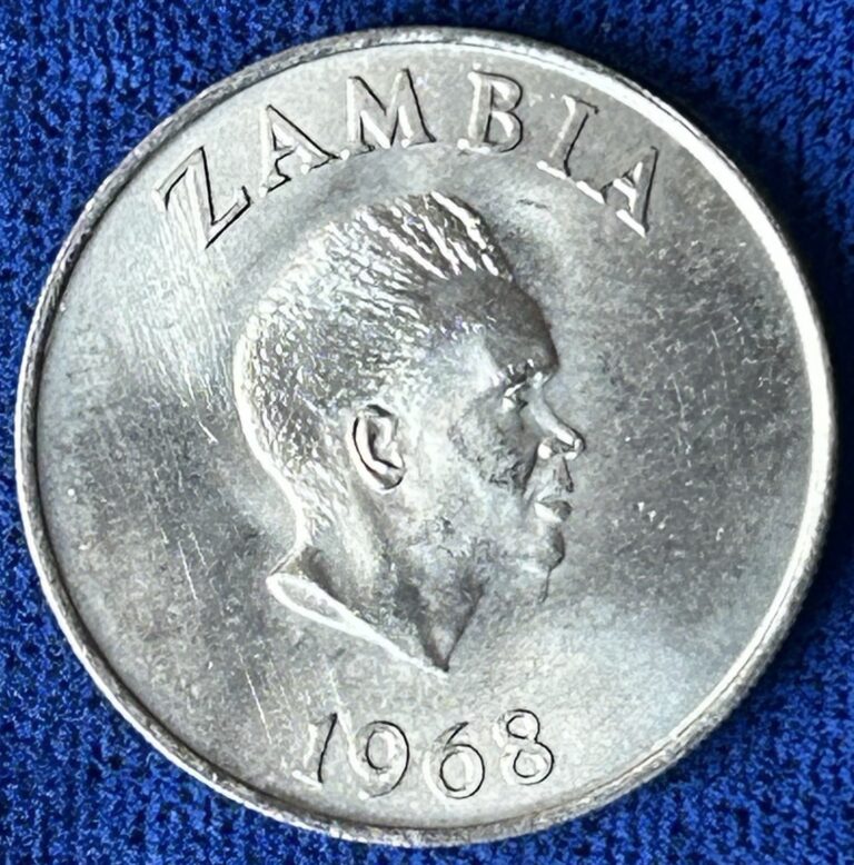 Read more about the article 1968 Zambia 🇿🇲 • 10 Ngwee • High Grade
