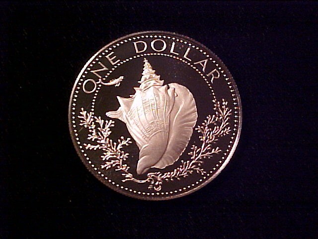 Read more about the article BAHAMAS CONCH $1 DOLLAR SILVER PROOF 1975 GEM CAMEO NICE