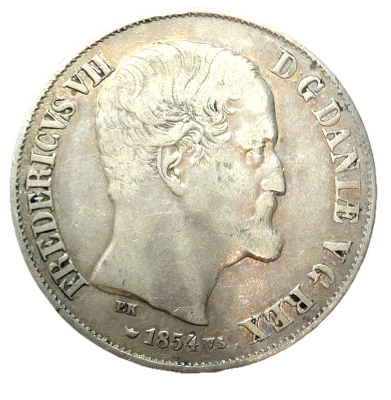 Read more about the article 1854 Denmark 1 Rigsdaler Silver Coin
