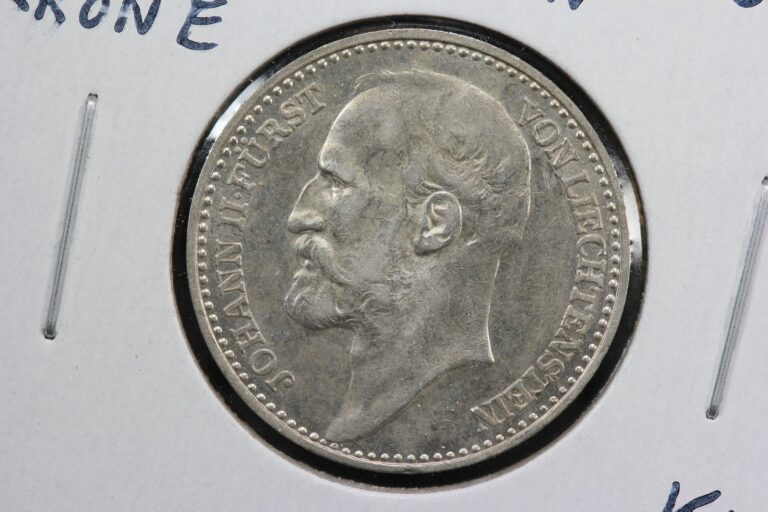 Read more about the article 1900 Liechtenstein Krone KM Y# 2 BU 4Y7M