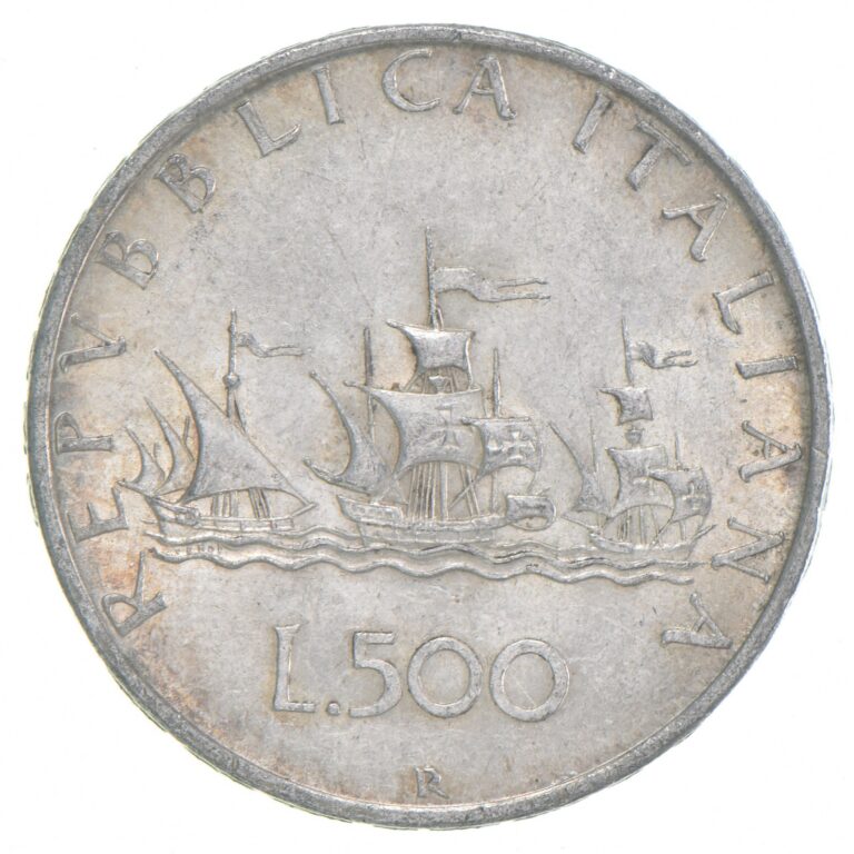 Read more about the article 1958 Christopher Columbus Anniversary Italy 500 Lire Coin Silver