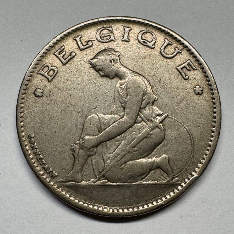 Read more about the article 1923 Belgium 1 Franc – Beautiful Coin – #B-091