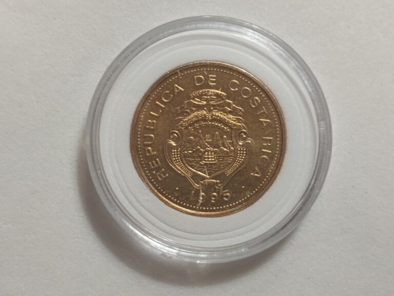 Read more about the article Beautiful 1995 Republica De Costa Rica Coin In Proof Like Condition. Very Nice