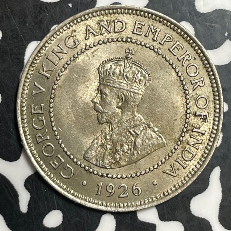 Read more about the article 1926 Jamaica 1/2 Penny Half Penny Lot#T2995 High Grade! Beautiful!