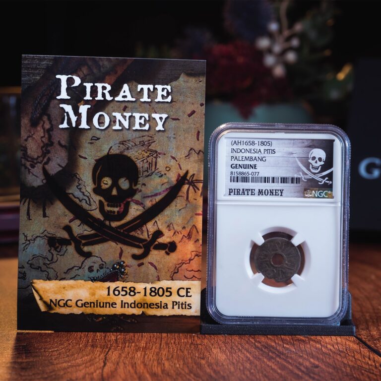 Read more about the article 1658-1805 Indonesia Pitis PIRATE MONEY Palembang NGC Genuine