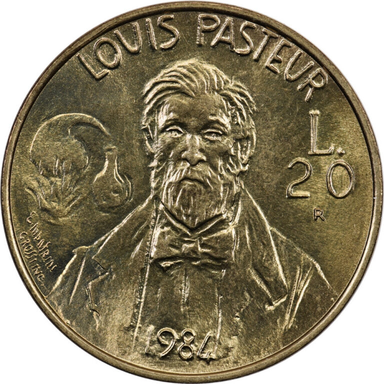 Read more about the article San Marino – 20 Lire – 1984 R – Unc – Louis Pasteur