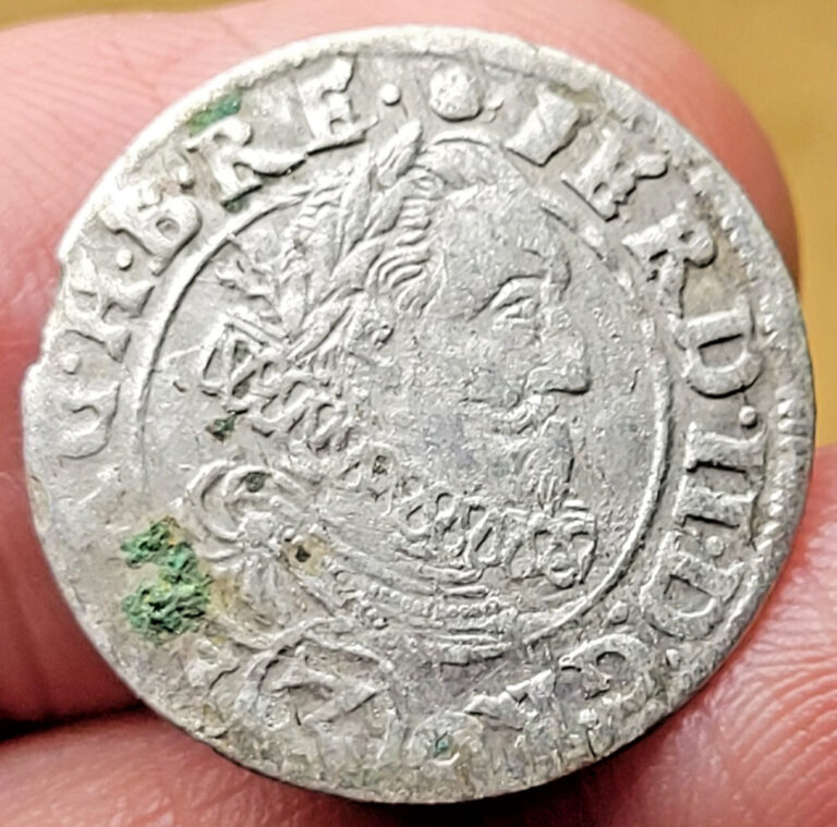 Read more about the article Austria 3 Kreuzer 1627 Ferdinand II Silver Coin
