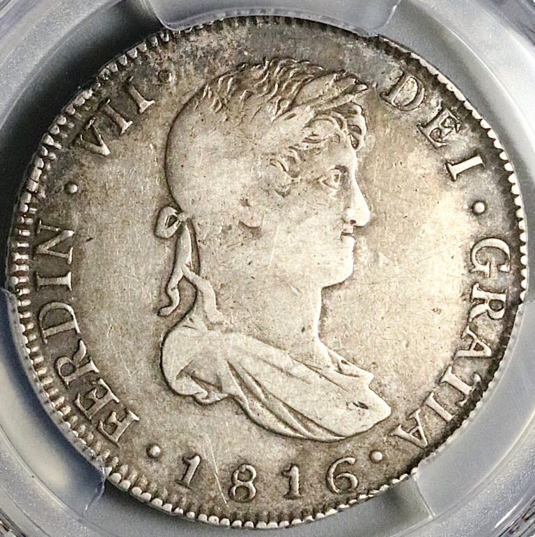 Read more about the article 1816 PCGS VF 25 Guatemala 4 Reales Colonial Ferdinand VII Coin POP 1/3 25050601C