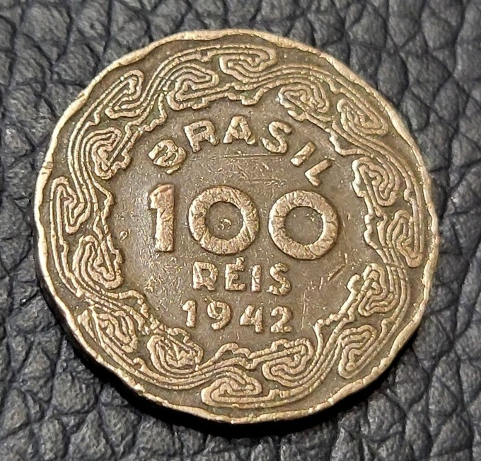 Read more about the article 1942 Brazil 100 Réis Coin