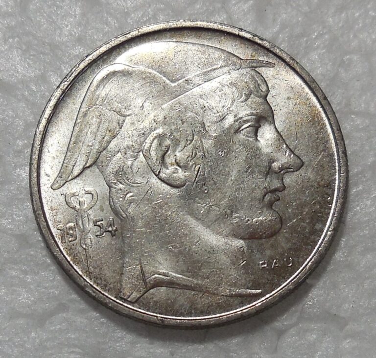 Read more about the article 1954 BELGIUM 50 FRANCS SILVER COIN AU-UNC