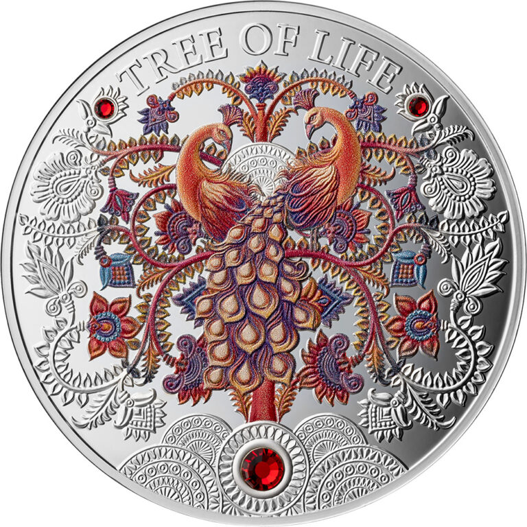 Read more about the article 2025 Ghana Autumn Tree of Life 1 oz Silver Proof Coin