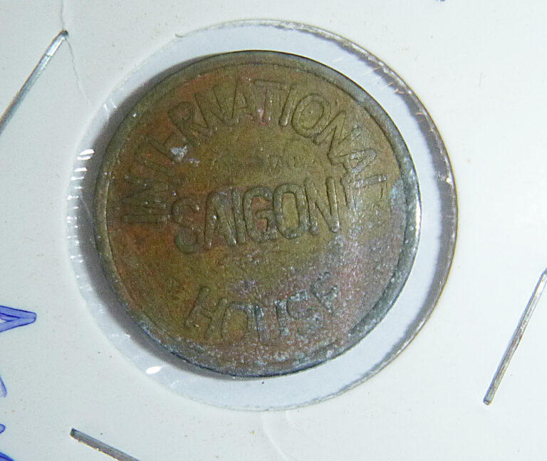 Read more about the article International House – US Saigon Embassy – 5c Token / Coin – Vietnam War – C.478