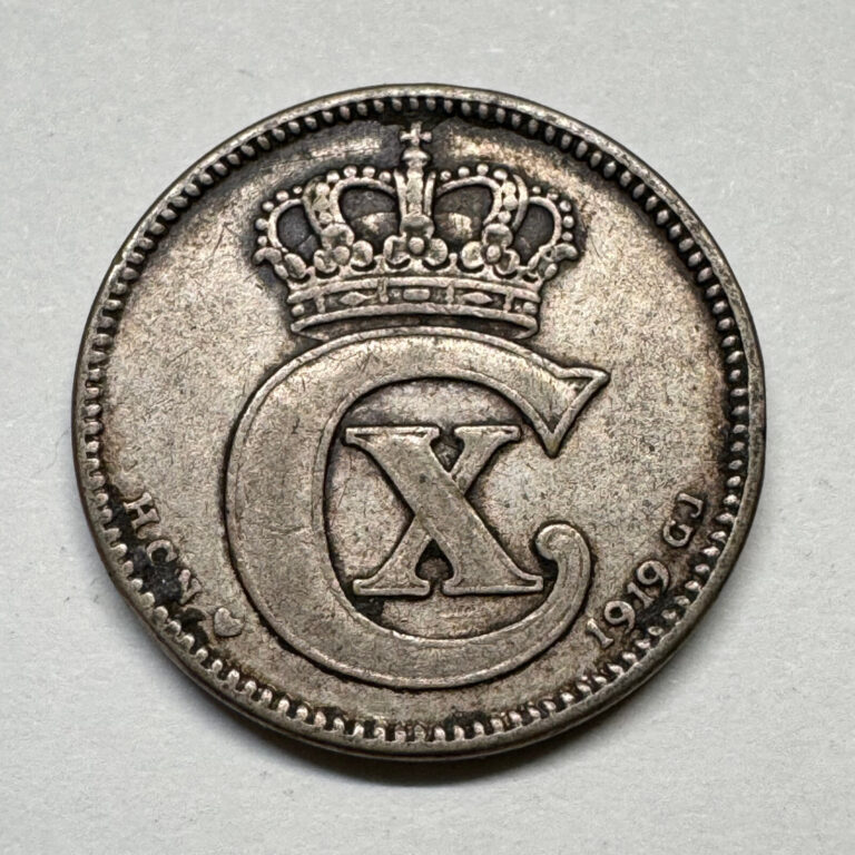 Read more about the article 1919 Denmark 25 Ore Silver – Coin C#-022