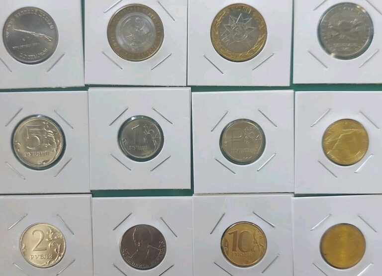 Read more about the article Russian Federation Coins Ruble   Lot 12 Pcs.#700/1B