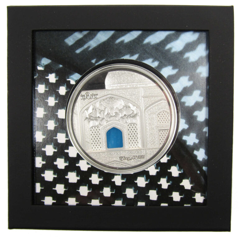 Read more about the article Tiffany Art Isfahan 3 oz .999 Silver $20 Proof Coin 2020 Palau COA