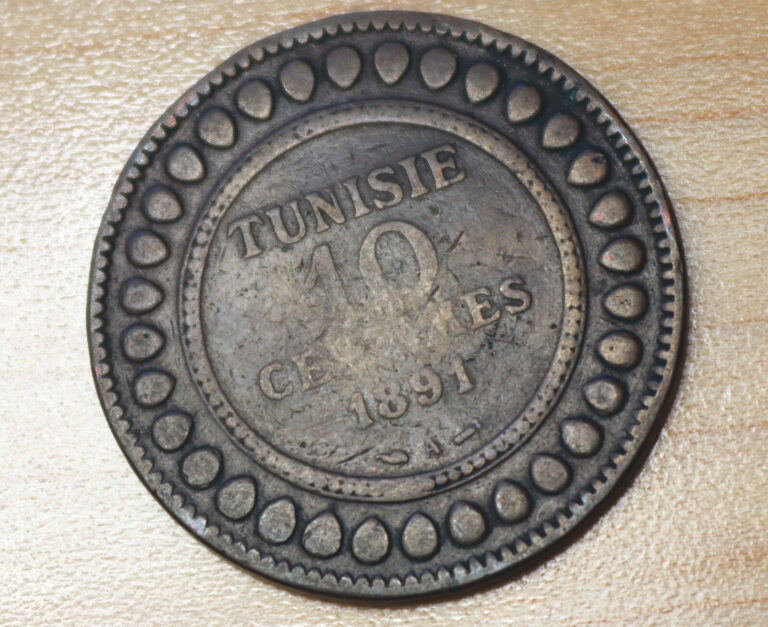 Read more about the article 1891 Tunisia 10 Centimes