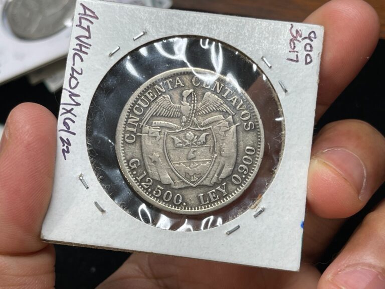 Read more about the article 1914 Colombia 50 Centavos Silver Coin High Value