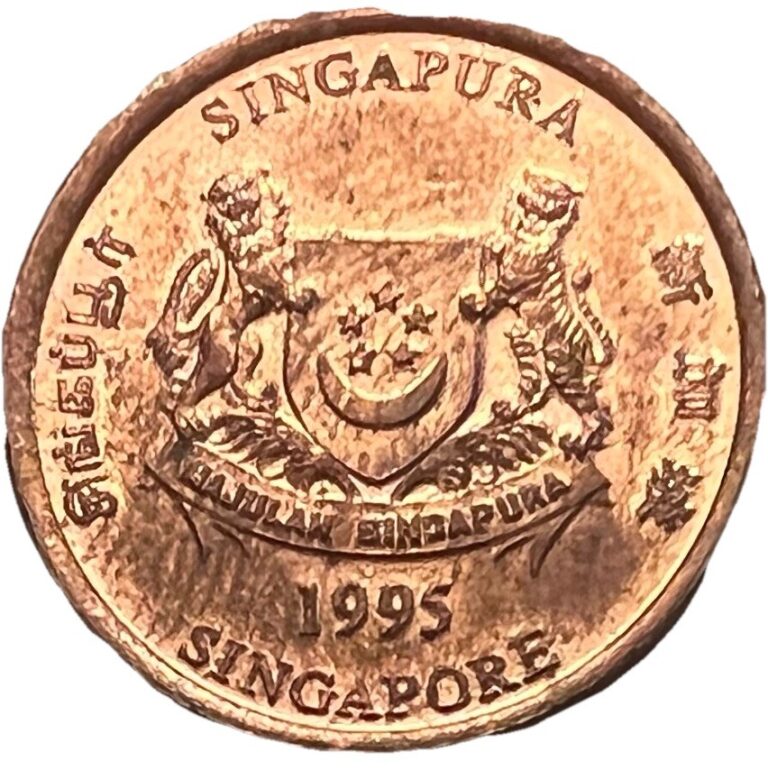 Read more about the article Lot Of 2 Singapore 1 Cent Coins