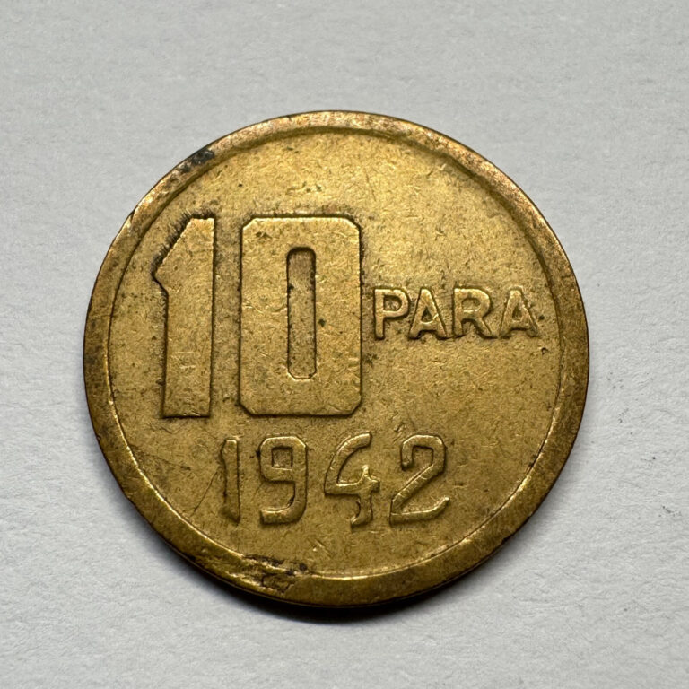 Read more about the article 1942 Turkey 10 Para – Beautiful Coin – #B-073