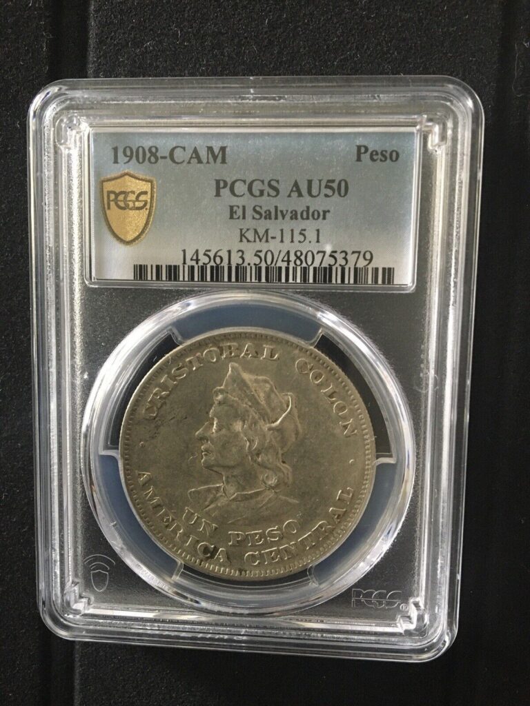 Read more about the article 1908 El Salvador Cristobal Colon Silver Coin