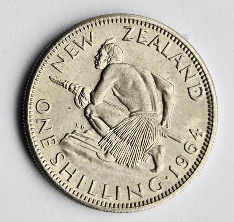 Read more about the article 1964 New Zealand 1 Shilling  Coin – “Beautiful Condition” – Free Shipping