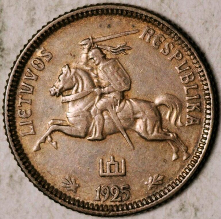 Read more about the article 1925 LITHUANIA SILVER 1 LITAS