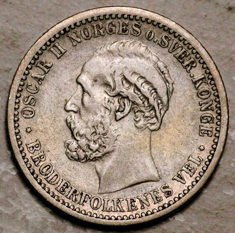 Read more about the article 1891 NORWAY SILVER 50 ORE