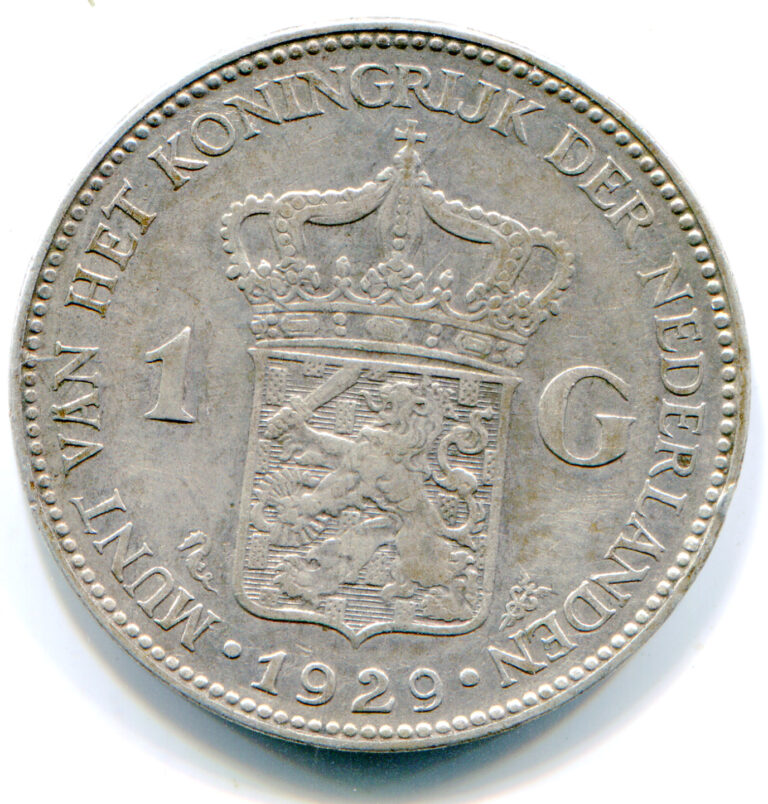Read more about the article Netherlands Gulden 1929 KM-161.1 nice coin   lotjun2570