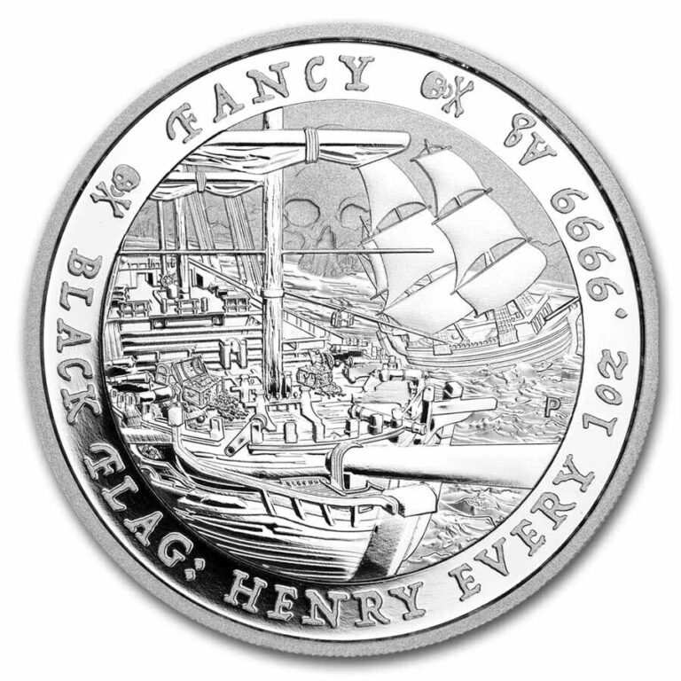 Read more about the article 2023 Tuvalu Black Flag: The Fancy – Henry Every 1 oz Silver Coin in Mint Capsule