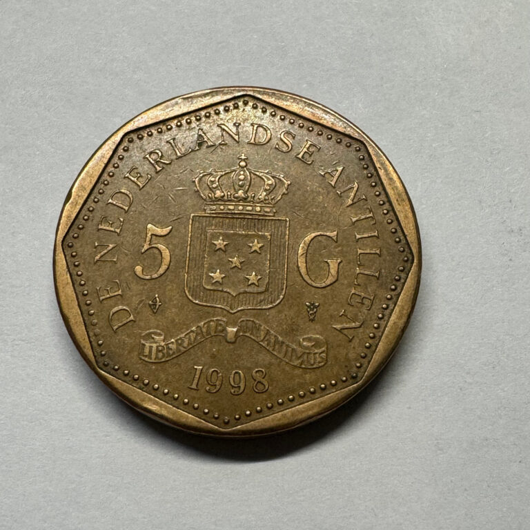 Read more about the article 1998 Netherlands 5 Gulden – Beautiful Coin – #A-005-B