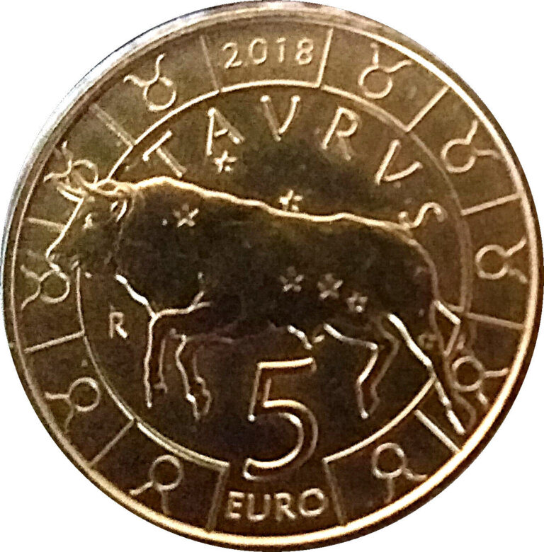Read more about the article San Marino coins 5€ euro 2018 2019 2020 2021 Zodiac signed Leo Aries Taurus Canc