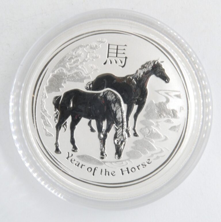 Read more about the article 2014 Australia Year of the Horse 1/2 Ounce .999 Fine Silver Round Capsule Coin