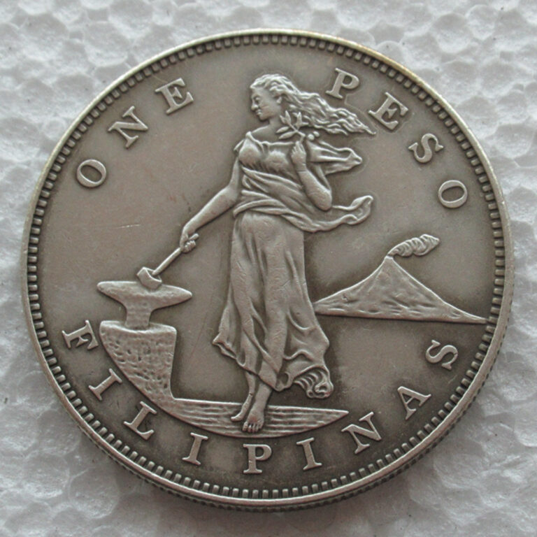 Read more about the article 1906-S Philippines Peso 1P Coin – Rare Key Date! As shown in the figure