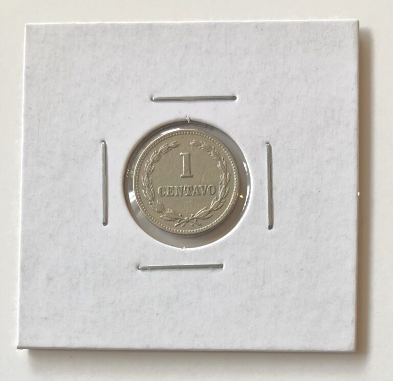 Read more about the article El Salvador 1 Centavo 1926 Coin  Very Scarse nice Condition  Key Date.