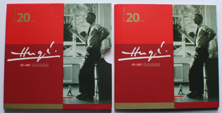 Read more about the article 2007 Belgium Silver Proof 20 Euro Set  Centennial of Hergé-Tim and Struppi  OGP