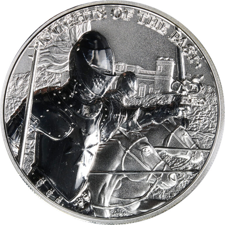 Read more about the article 2021 Malta 1 Ounce Silver 5 Euro Knights of the Past BU OGP COA – STOCK