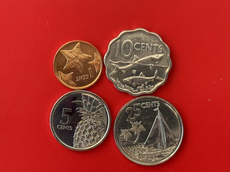 Read more about the article Bahamas 4 Coins Set 1 5 10 25 Cent – Uncirculated