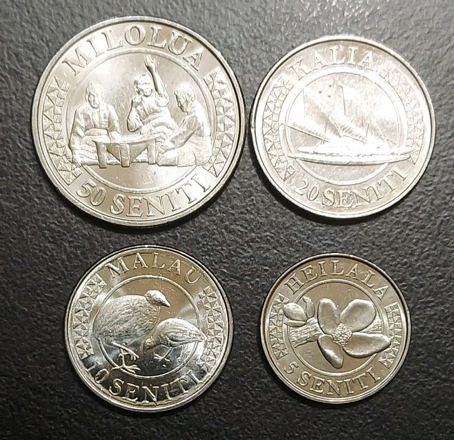 Read more about the article 2015 TONGA 4 COINS SET 5 10 20 50 SENITI UNC LOT