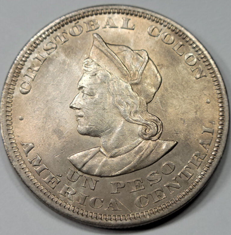 Read more about the article 1911 El Salvador Silver Peso CAM Nice UNC Detail Strong Luster Repaired *J686