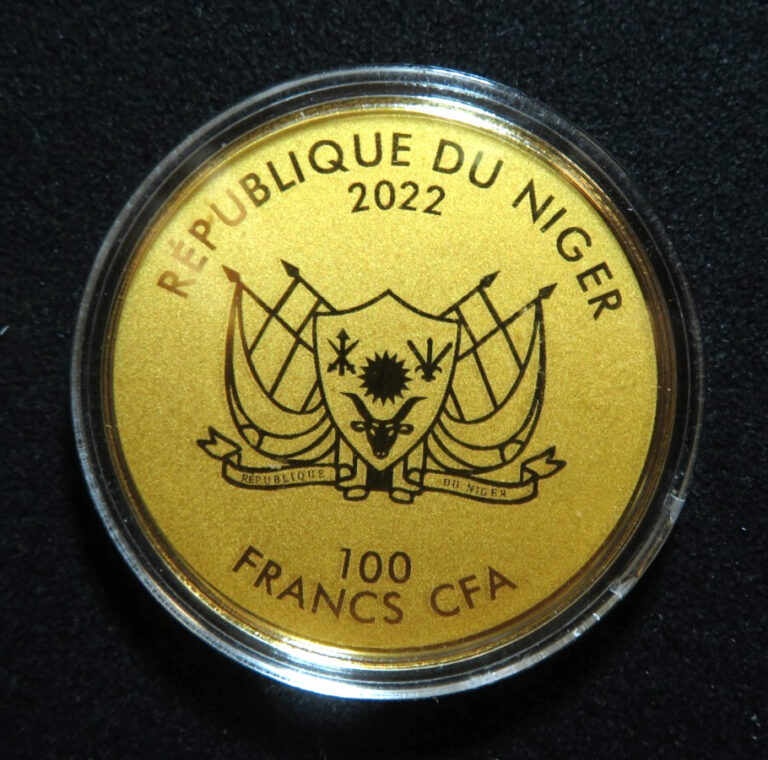 Read more about the article 2022 Niger Famous Gold Coins (1933 Double Eagle) 999 Gold 1/200th oz Coin