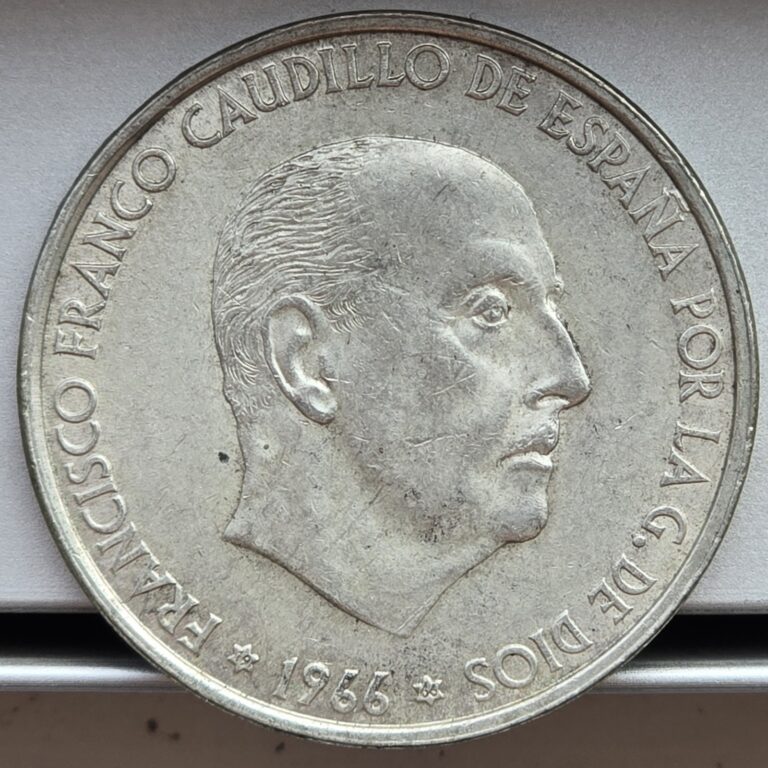 Read more about the article Spain 1966 100 Pesetas Silver Coin