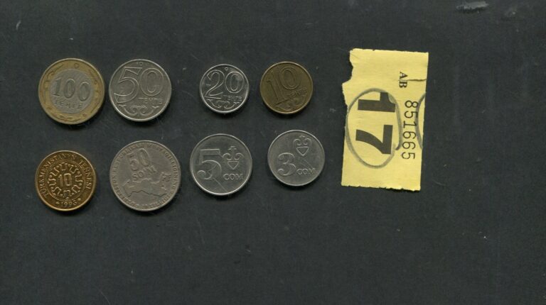 Read more about the article Set of   8   coins of   Kazakhstan  Turkmenistan and Uzbekistan