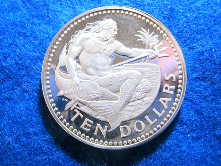Read more about the article 1974 Barbados Silver Gem Cameo Proof Ten Dollars – “Neptune” – BEAUTIFUL