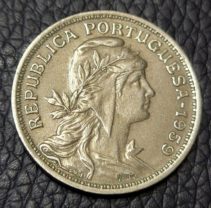 Read more about the article 1959 Portugal 50 Centavos Coin
